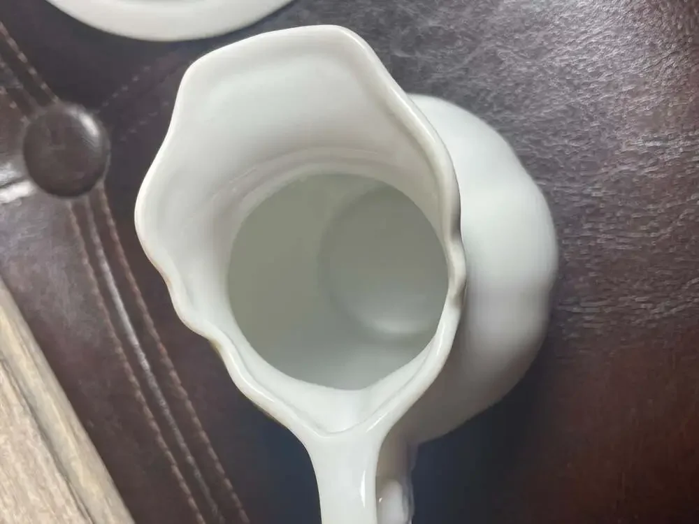 Graceland Tennessee Miniature Creamer Pitcher and Underplate Dish Souvenir
